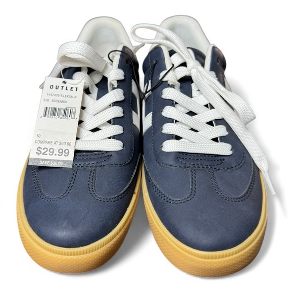 Retro Gum Sole Sneakers Navy White Tommy Hilfiger Women’s 10 NWT - Picture 2 of 9